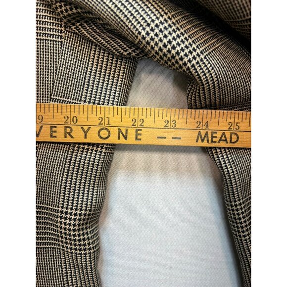 Jos. A. Bank Men's Silk 2 Button Sport Coat Long Sleeve Sz R41 Brown Plaid - Picture 11 of 13